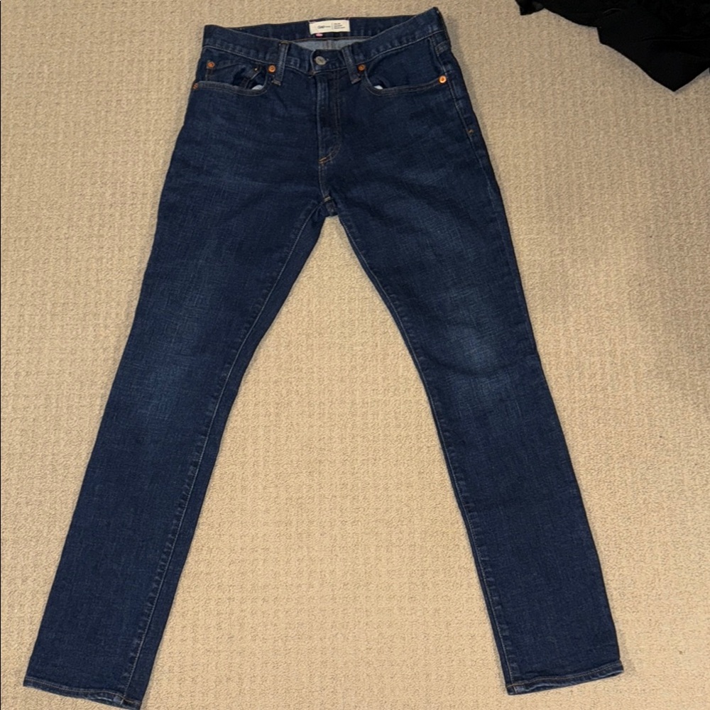 GAP Blue Skinny Jeans with Classic Stitching